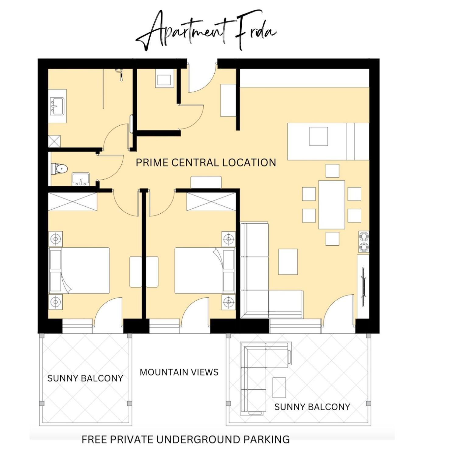 Apartment Frida By Da Alois Грьобминг Екстериор снимка